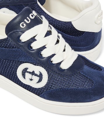 Sneakers Interlocking G con suede | Gucci Kids