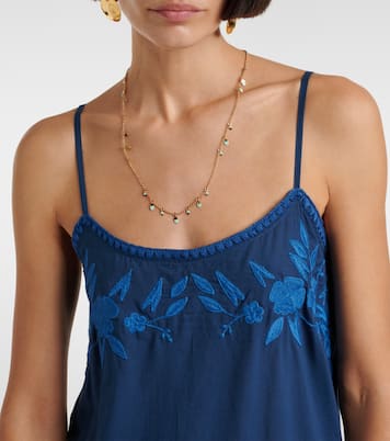 Abito corto in chambray di cotone | Juliet Dunn