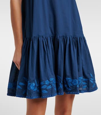Abito corto in chambray di cotone | Juliet Dunn