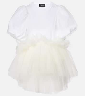 Top en tulle et coton | Simone Rocha