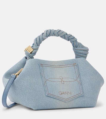 Tote Bou Small aus Denim | Ganni
