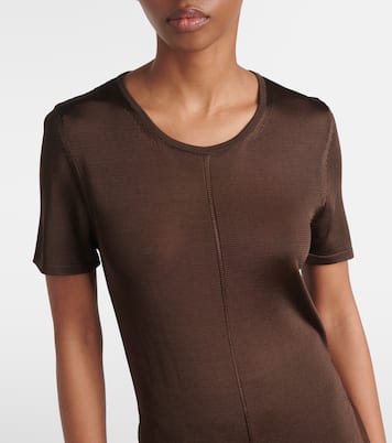 Abito lungo in mesh | Lemaire