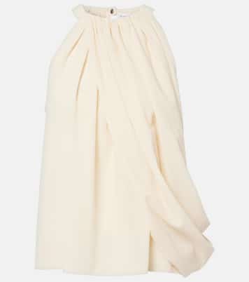 Draped wool-blend top | JW Anderson