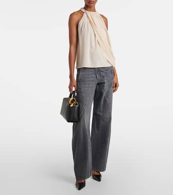 Draped wool-blend top | JW Anderson