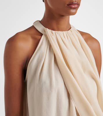Draped wool-blend top | JW Anderson