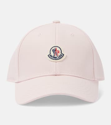 Gorra de gabardina de algodón con logo | Moncler