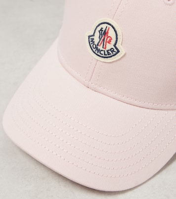 Gorra de gabardina de algodón con logo | Moncler