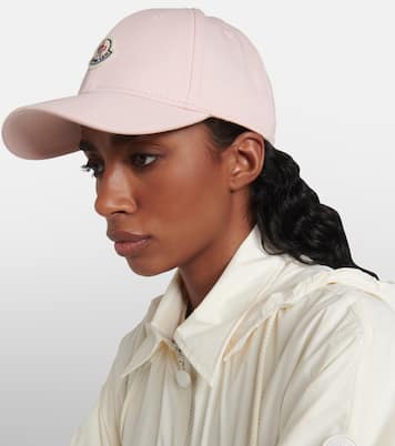 Gorra de gabardina de algodón con logo | Moncler