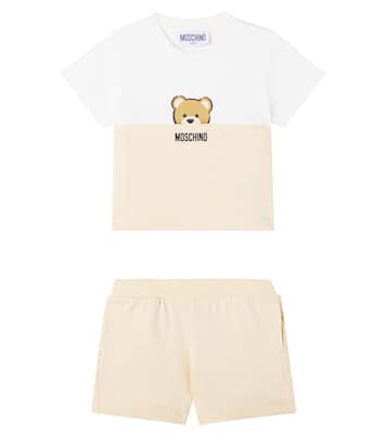 Bebé - set de camiseta y shorts de algodón | Moschino Kids