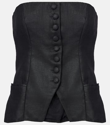 Top bustier en lin | Faithfull