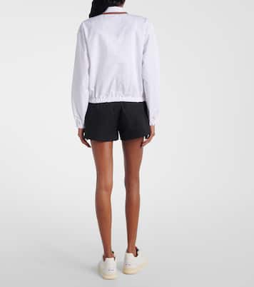 Top in popeline di cotone Web Stripe | Gucci