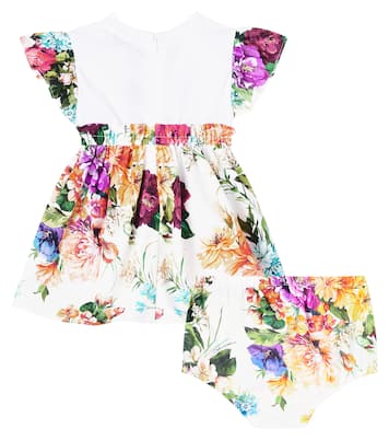 Bébé – Ensemble robe et culotte bloomer DG | Dolce&Gabbana Kids