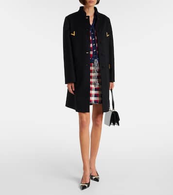 VGold wool and cashmere coat | Valentino