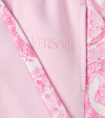 Barocco cotton fleece sweatpants | Versace Kids