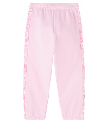 Barocco cotton fleece sweatpants | Versace Kids