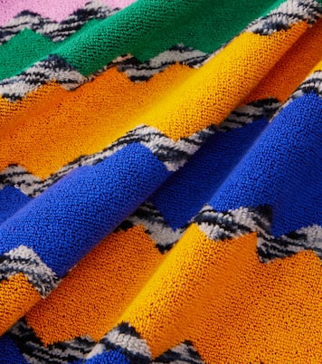 Serviette rayée en coton | Missoni