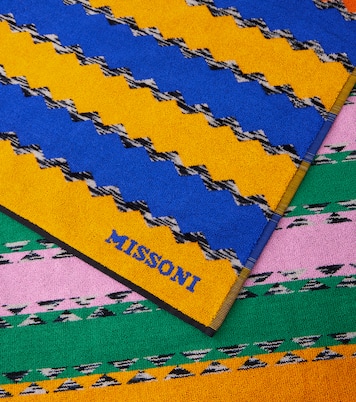 Serviette rayée en coton | Missoni