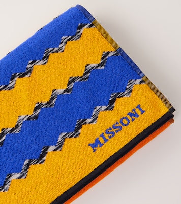 Serviette rayée en coton | Missoni
