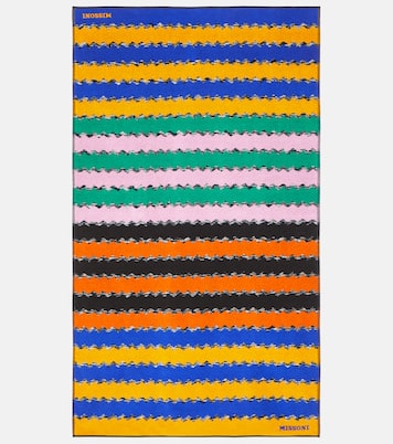 Serviette rayée en coton | Missoni
