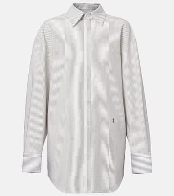 Camicia Cassandre in cotone a righe | Saint Laurent