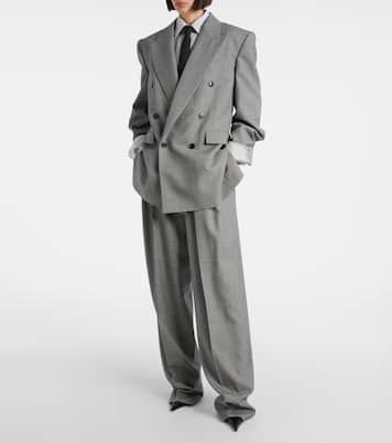 Camicia Cassandre in cotone a righe | Saint Laurent