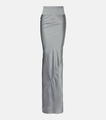 Coda satin maxi skirt | Rick Owens