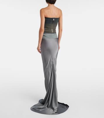Coda satin maxi skirt | Rick Owens