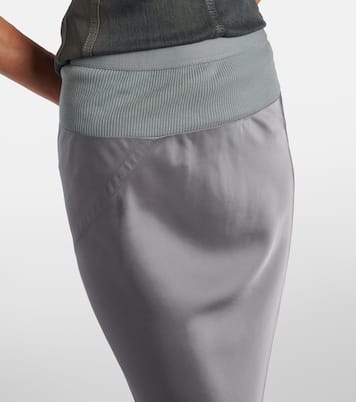 Coda satin maxi skirt | Rick Owens