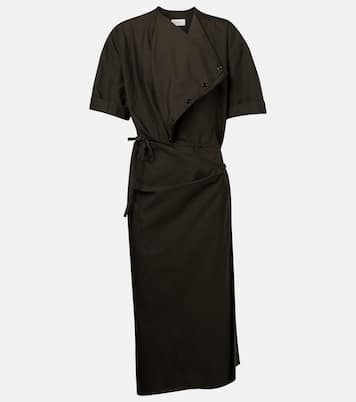 Hemdblusenkleid aus Baumwolle und Seide | Lemaire