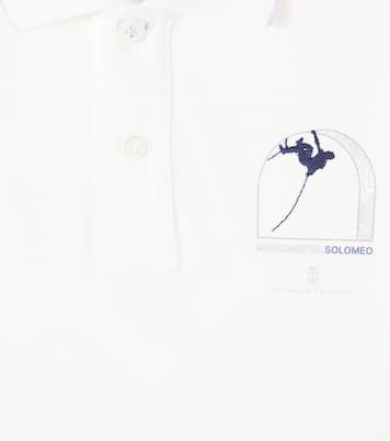 Logo棉质衬衫 | Brunello Cucinelli Kids