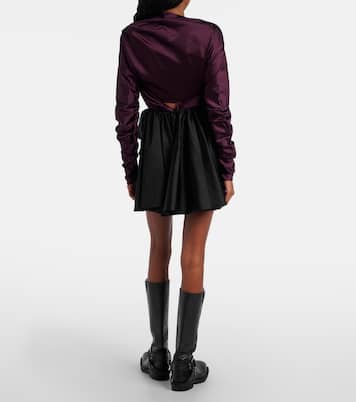 Draped miniskirt | Ganni
