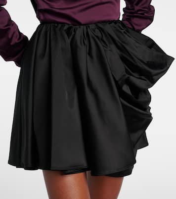 Draped miniskirt | Ganni