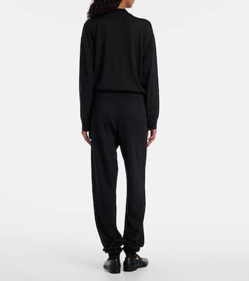 Knitted virgin wool straight-leg pants | Tod's