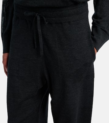 Knitted virgin wool straight-leg pants | Tod's