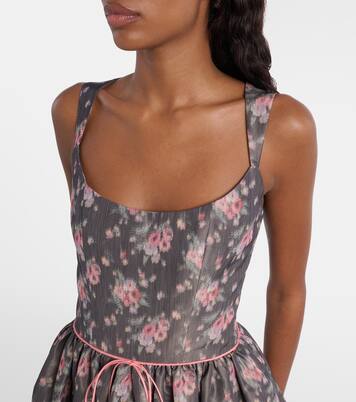 Robe midi Apple à fleurs | Markarian