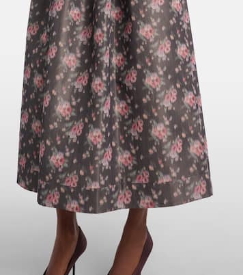 Robe midi Apple à fleurs | Markarian