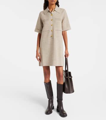 Madden knitted wool polo dress | Veronica Beard