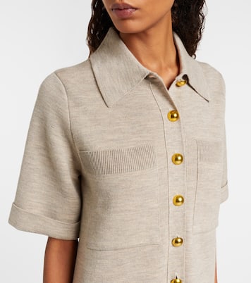 Madden knitted wool polo dress | Veronica Beard