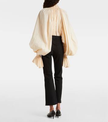 Jeans flared cropped Vivian a vita alta | Khaite