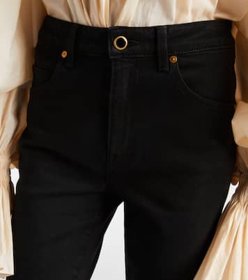 Jeans flared cropped Vivian a vita alta | Khaite