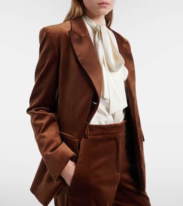 Elegance Softness velvet blazer | Dorothee Schumacher