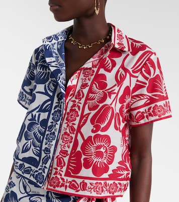 Cashew And Birds cotton shirt | Farm Rio
