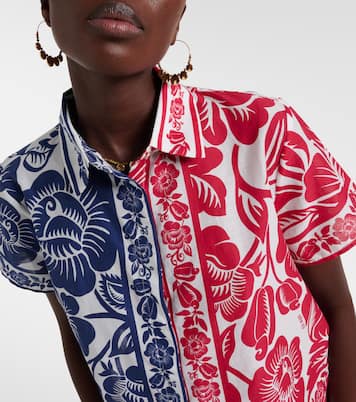 Cashew And Birds cotton shirt | Farm Rio