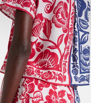 Cashew And Birds cotton shirt | Farm Rio