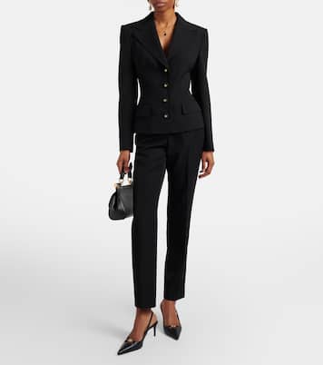 Virgin wool tapered pants | Dolce&Gabbana