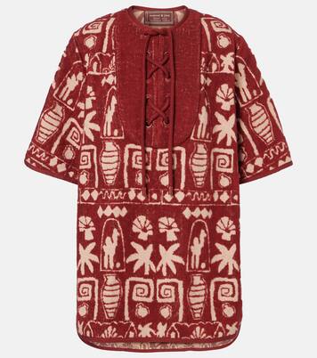 x LRNCE Maya cotton minidress | Alémais