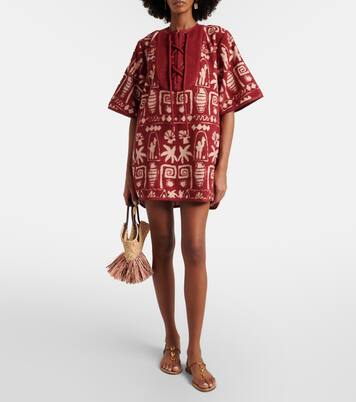 x LRNCE Maya cotton minidress | Alémais