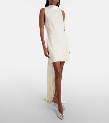 Mules Auria 50 de satén con cristales | Jimmy Choo