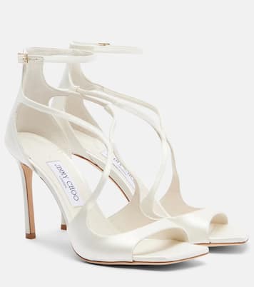 Azia 95 satin sandals | Jimmy Choo