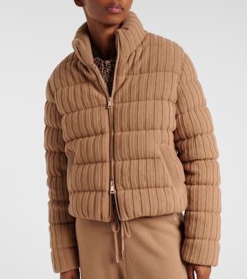 Daunenjacke aus Wolle und Kaschmir | Moncler